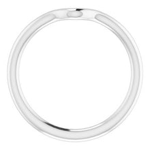 Charger l'image dans la galerie, Sterling Silver Band for 8x6 mm Pear Ring
