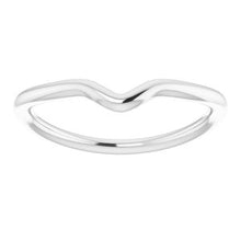 Charger l'image dans la galerie, Sterling Silver Band for 8x6 mm Pear Ring
