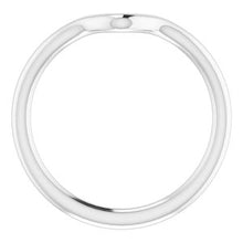 Charger l'image dans la galerie, Sterling Silver Band for 9x6 mm Pear Ring
