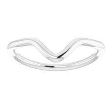 Charger l&#39;image dans la galerie, Sterling Silver Band for 12x8 mm Pear Ring

