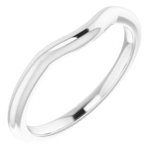 Load image into Gallery viewer, Sterling Silver Band for 12x10 mm Emerald Ring
