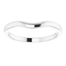 Charger l'image dans la galerie, Sterling Silver Band for 5 mm Cushion Ring
