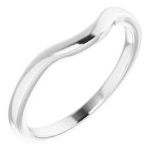 Charger l'image dans la galerie, Sterling Silver Band for 7 mm Cushion Ring

