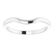 Charger l'image dans la galerie, Sterling Silver Band for 7 mm Cushion Ring
