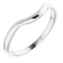 Charger l'image dans la galerie, Sterling Silver Band for 10 mm Cushion Ring
