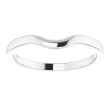 Load image into Gallery viewer, Sterling Silver Band for 5x3 mm Emerald Ring
