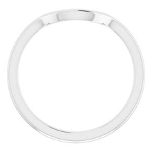 Load image into Gallery viewer, Sterling Silver Band for 8x6 mm Emerald Ring
