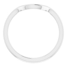 Load image into Gallery viewer, Sterling Silver Band for 9x7 mm Emerald Ring
