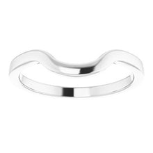 Load image into Gallery viewer, Sterling Silver Band for 9x7 mm Emerald Ring
