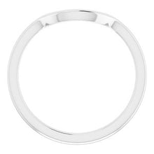 Load image into Gallery viewer, Sterling Silver Band for 10x8 mm Emerald Ring
