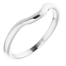 Load image into Gallery viewer, Sterling Silver Band for 6.5 mm Square Ring
