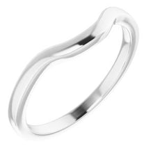 Load image into Gallery viewer, Sterling Silver Band for 8 mm Square Ring
