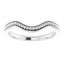 Load image into Gallery viewer, Sterling Silver Band for 8.2 mm Round Ring
