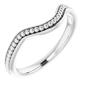 Sterling Silver Band for 8.8 mm Round Ring