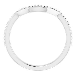 Sterling Silver Band for 10 mm Round Ring