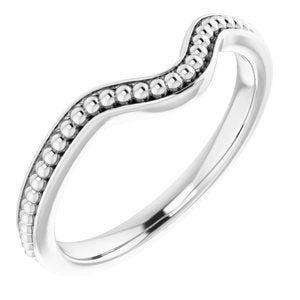 Sterling Silver Band for 8x6 mm Oval Ring