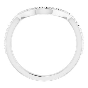Sterling Silver Band for 15x11 mm Oval Ring