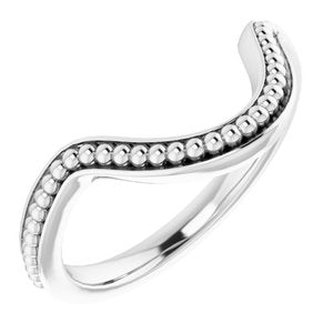 Sterling Silver Band for 16x12 mm Oval Ring