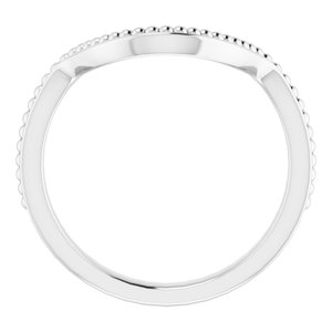 Sterling Silver Band for 16x12 mm Oval Ring