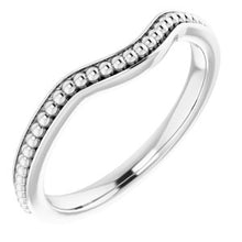 Load image into Gallery viewer, Sterling Silver Band for 6 mm Cushion Ring
