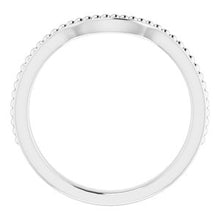 Load image into Gallery viewer, Sterling Silver Band for 6 mm Cushion Ring
