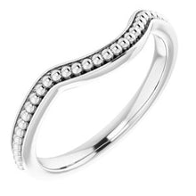 Load image into Gallery viewer, Sterling Silver Band for 8 mm Cushion Ring
