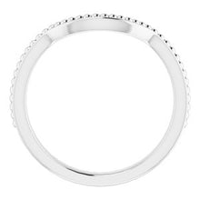 Charger l&#39;image dans la galerie, Sterling Silver Band for 9 mm Cushion Ring
