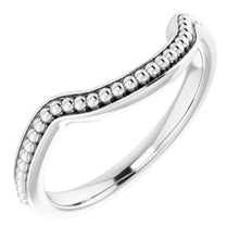 Load image into Gallery viewer, Sterling Silver Band for 11 mm Cushion Ring
