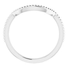 Load image into Gallery viewer, Sterling Silver Band for 12 mm Cushion Ring
