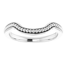 Load image into Gallery viewer, Sterling Silver Band for 10 mm Cushion Ring
