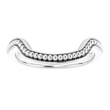 Load image into Gallery viewer, Sterling Silver Band for 14 mm Cushion Ring
