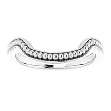 Load image into Gallery viewer, Sterling Silver Band for 13 mm Cushion Ring
