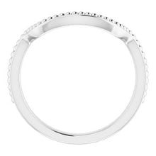Load image into Gallery viewer, Sterling Silver Band for 15 mm Cushion Ring
