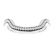 Load image into Gallery viewer, Sterling Silver Band for 15 mm Cushion Ring
