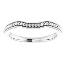 Load image into Gallery viewer, Sterling Silver Band for 5 mm Asscher Ring
