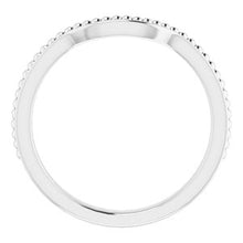 Load image into Gallery viewer, Sterling Silver Band for 6 mm Asscher Ring
