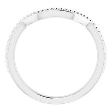 Load image into Gallery viewer, Sterling Silver Band for 10 mm Asscher Ring
