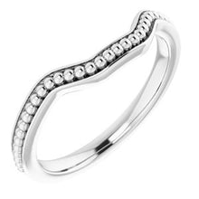 Load image into Gallery viewer, Sterling Silver Band for 8 mm Asscher Ring
