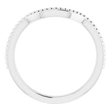 Load image into Gallery viewer, Sterling Silver Band for 8 mm Asscher Ring

