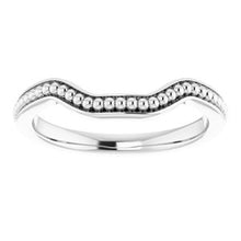 Load image into Gallery viewer, Sterling Silver Band for 8 mm Asscher Ring

