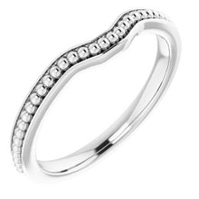 Load image into Gallery viewer, Sterling Silver Band for 5x3 mm Emerald Ring
