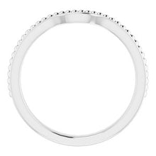 Load image into Gallery viewer, Sterling Silver Band for 5x3 mm Emerald Ring
