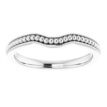 Load image into Gallery viewer, Sterling Silver Band for 5x3 mm Emerald Ring

