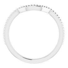 Load image into Gallery viewer, Sterling Silver Band for 8x6 mm Emerald Ring
