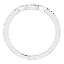 Load image into Gallery viewer, Sterling Silver Band for 7x5 mm Emerald Ring
