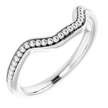 Load image into Gallery viewer, Sterling Silver Band for 10x8 mm Emerald Ring
