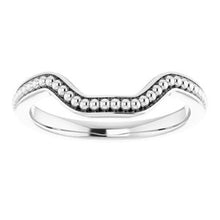 Load image into Gallery viewer, Sterling Silver Band for 10x8 mm Emerald Ring
