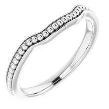 Load image into Gallery viewer, Sterling Silver Band for 5.5 mm Square Ring

