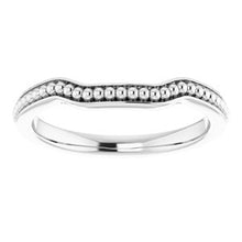 Load image into Gallery viewer, Sterling Silver Band for 5.5 mm Square Ring
