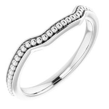 Load image into Gallery viewer, Sterling Silver Band for 6.5 mm Square Ring
